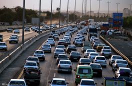 ترافیک نیمه سنگین در  آزادراه تهران پردیس