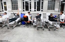 اهداء خون در شب بیست و یکم ماه رمضان