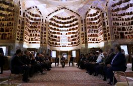 بازدید نمایندگان مجلس از بقعه شیخ صفی در اردبیل
